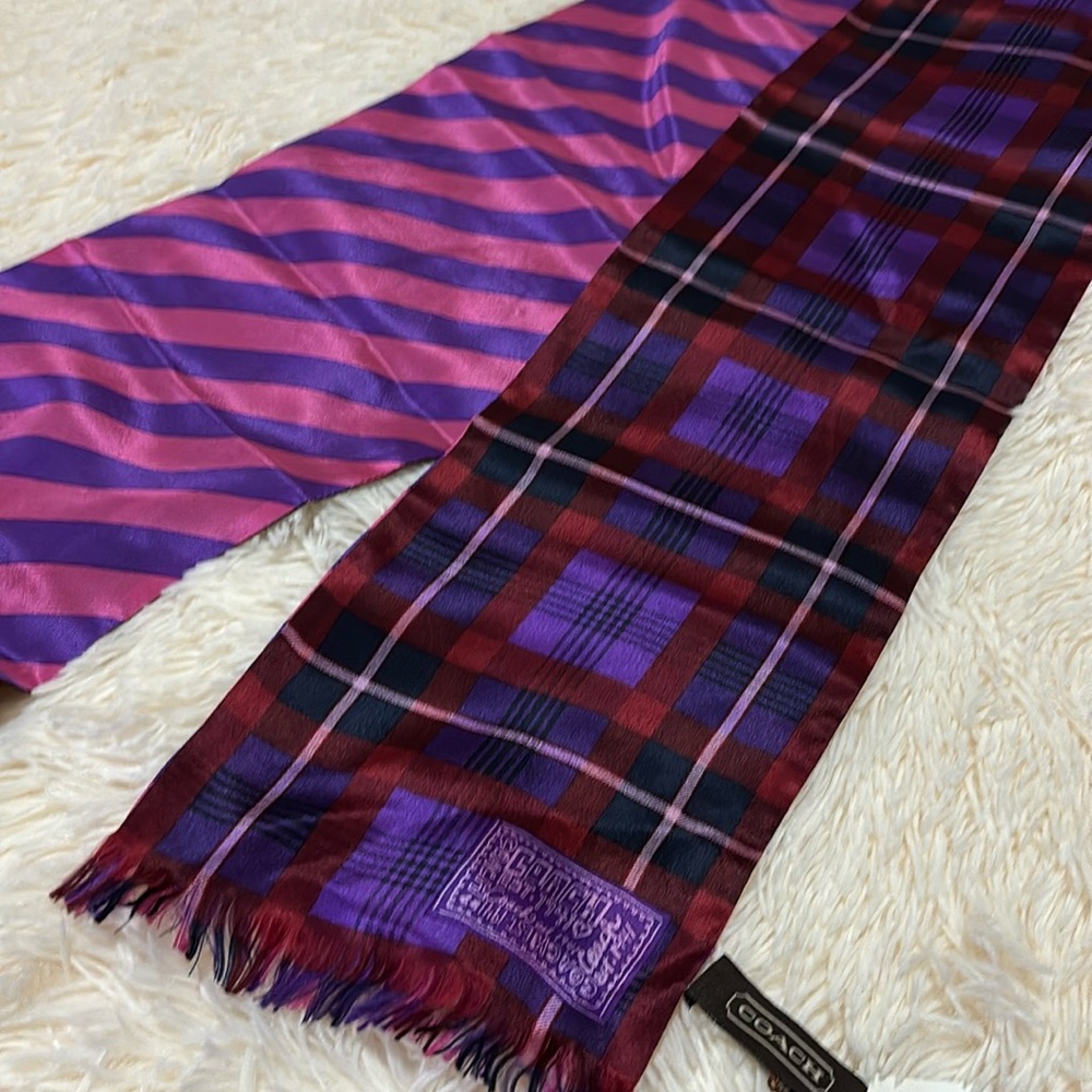 Coach Poppy Silk Scarf